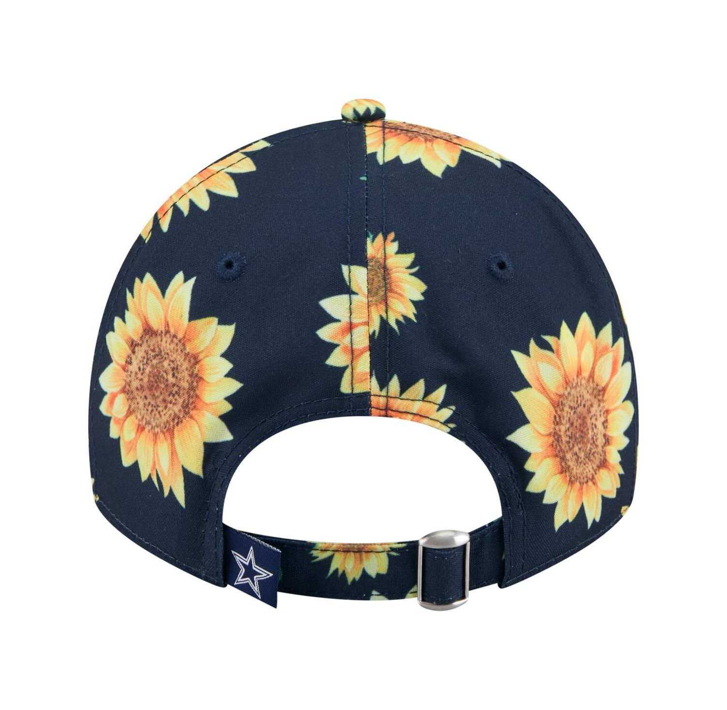Women's Navy Dallas Cowboys Adventure Sunflower 9TWENTY Adjustable Hat