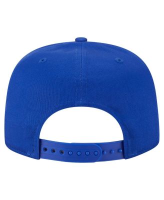 Men's Royal Golden State Warriors Team Text Golfer Snapback Hat