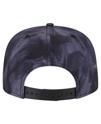 Men's Navy Texas Rangers Printed Golfer Snapback Hat