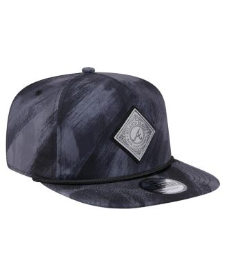 Men's Navy Atlanta Braves Printed Golfer Snapback Hat