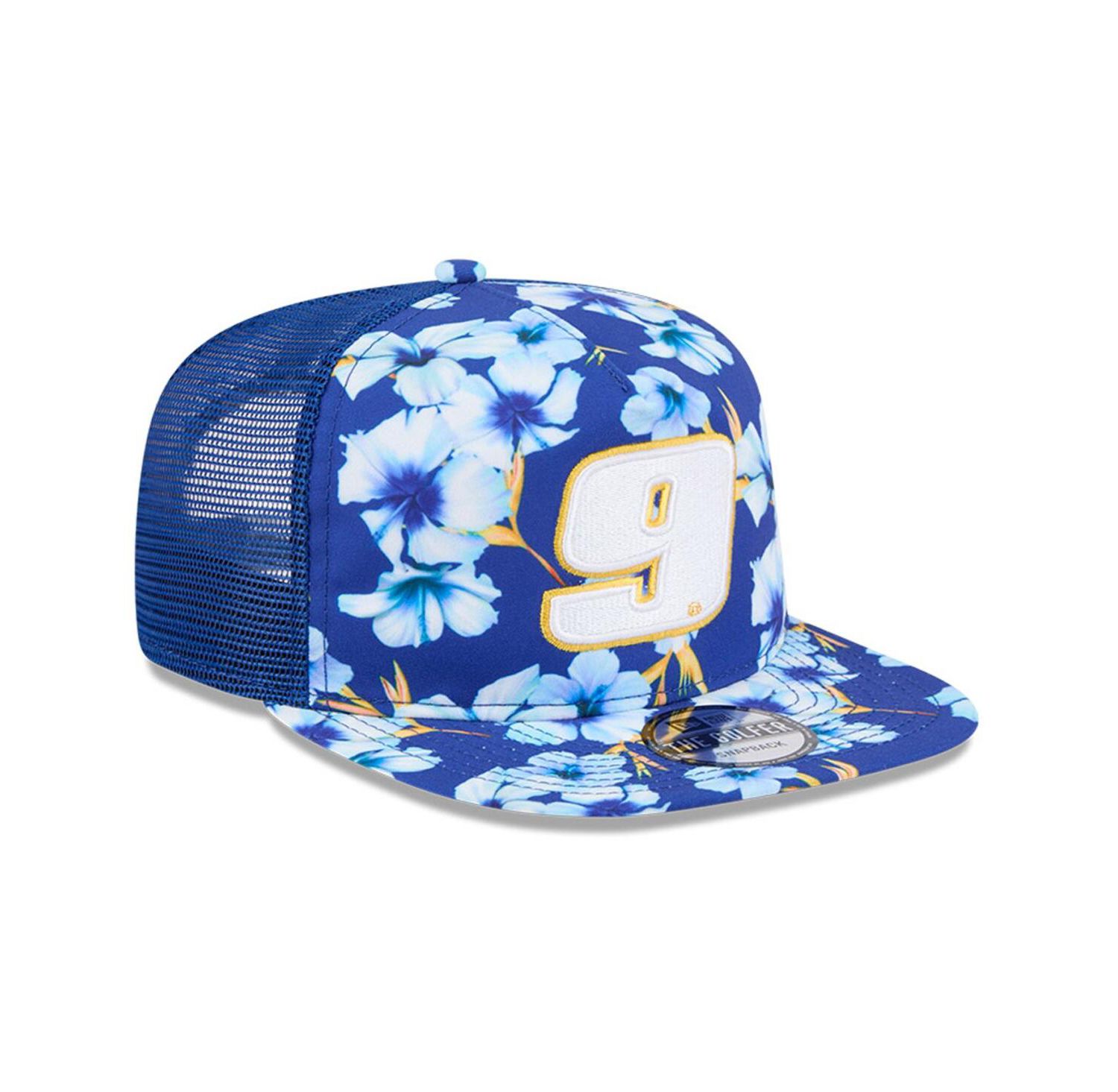 Men's Blue Chase Elliott Adventure Pattern Golfer Adjustable Hat