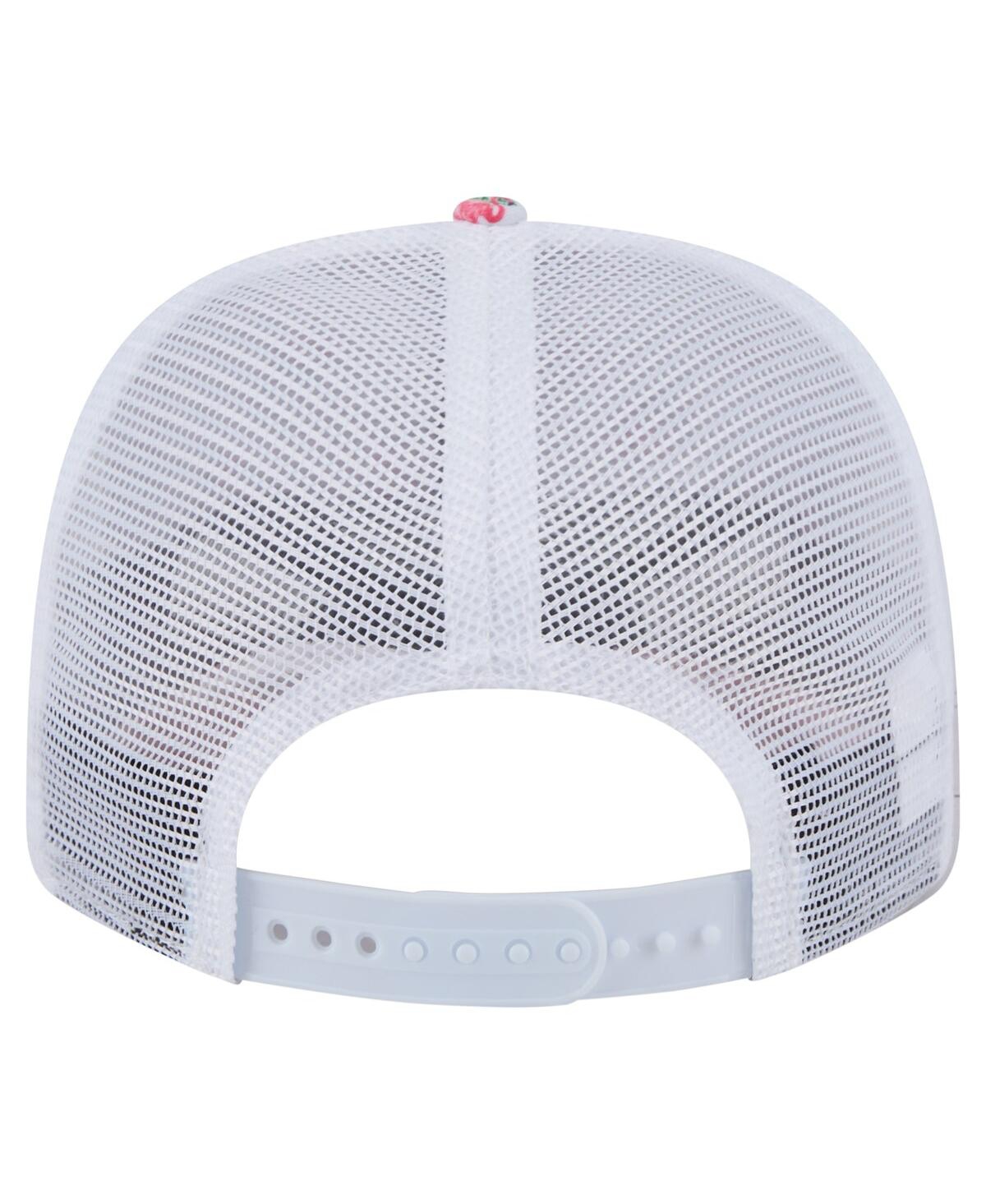 NEW ERA MEN'S WHITE SEATTLE MARINERS FLAMINGO MESH BACK 9SEVENTY STRETCH-SNAP HAT 