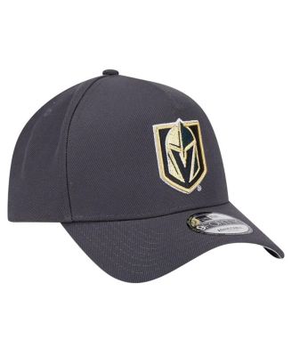 Men's Gray Vegas Golden Knights Core A-Frame 9FORTY Adjustable Hat