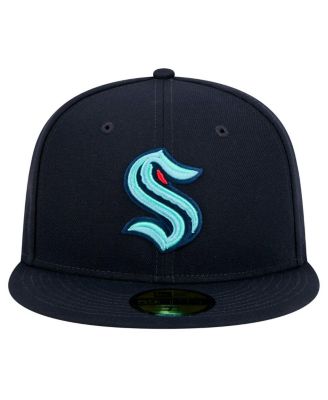 Men's Deep Sea Blue Seattle Kraken Core 59FIFTY Fitted Hat