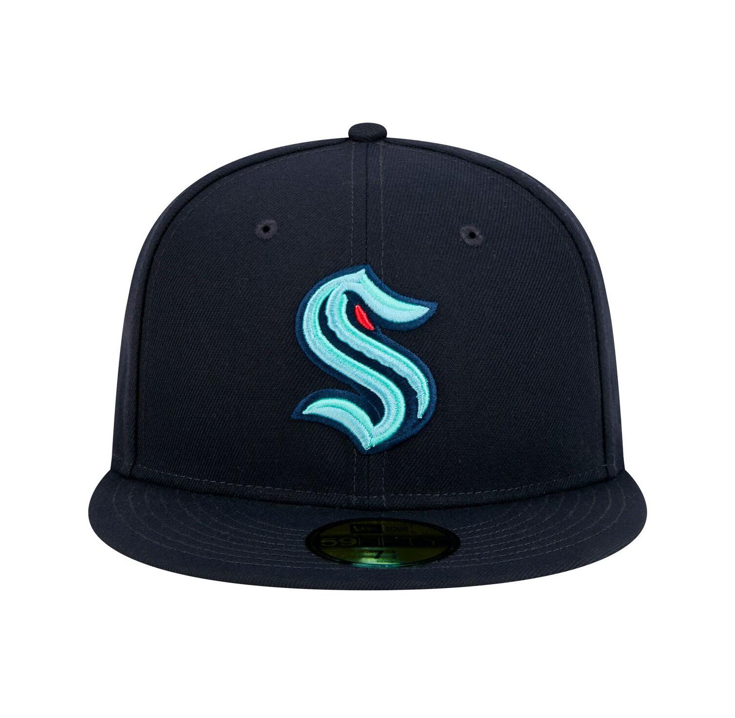 Men's Deep Sea Blue Seattle Kraken Core 59FIFTY Fitted Hat