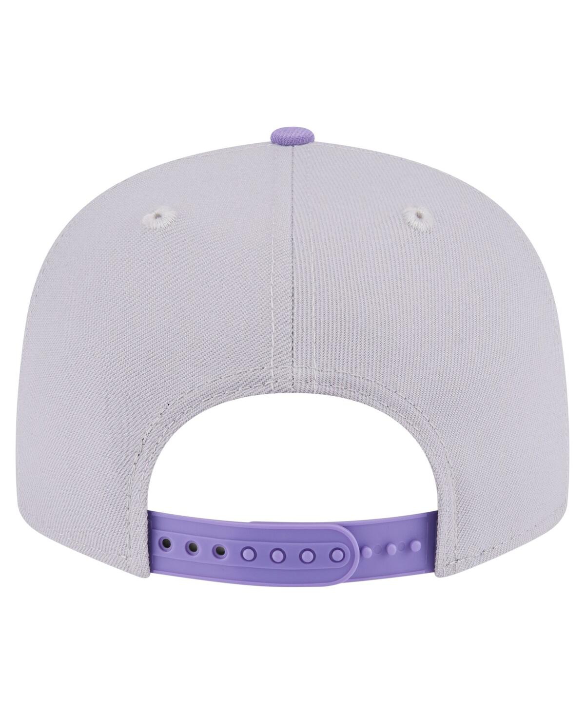 NEW ERA MEN'S GRAY ORLANDO CITY SC COLOR PACK TWO-TONE 9FIFTY SNAPBACK HAT 