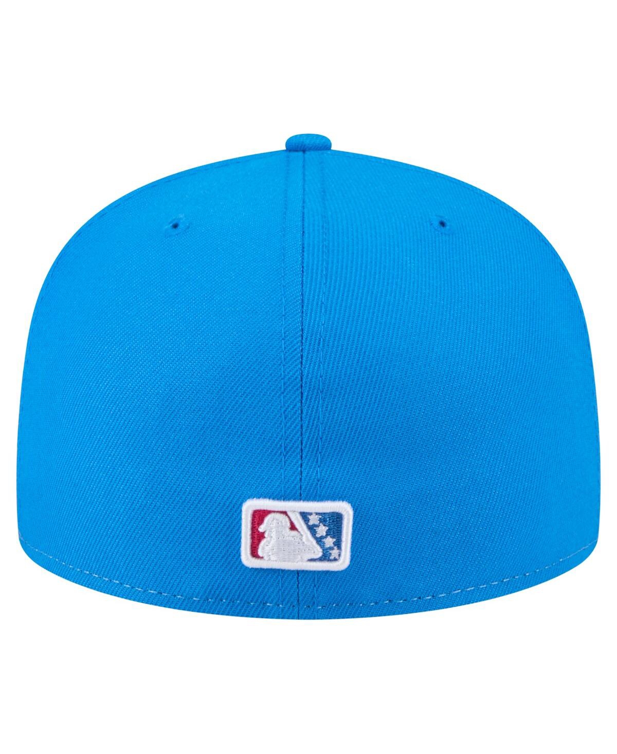 New Era Men's White/blue San Antonio Missions Copa De La Diversion 59fifty Fitted Hat