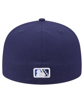 Men's Navy Pensacola Blue Wahoo's Authentic Collection 59FIFTY Fitted Hat