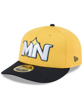 New Era - Men's Yellow/Black Minnesota Twins City Connect Batting Practice Low Profile 59FIFTY Fitted Hat