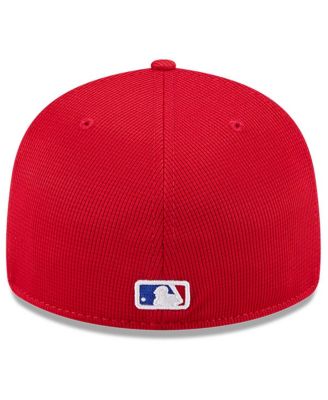 Men's Red Atlanta Braves City Connect Batting Practice Low Profile 59FIFTY Fitted Hat