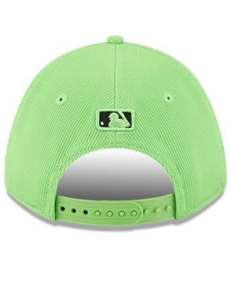 Men's Neon Green Tampa Bay Rays City Connect Batting Practice 9FORTY M-Crown Adjustable Hat