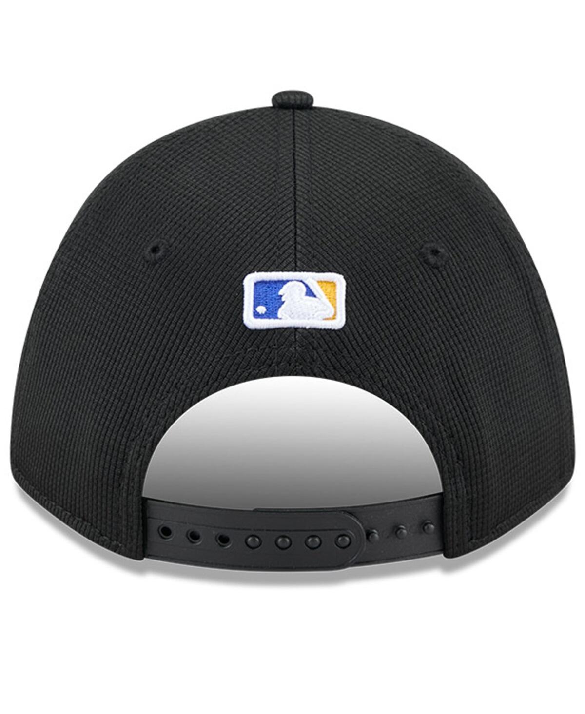 NEW ERA MEN'S BLACK SEATTLE MARINERS CITY CONNECT BATTING PRACTICE 9FORTY M-CROWN ADJUSTABLE HAT 