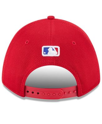 Men's Red Atlanta Braves City Connect Batting Practice 9FORTY M-Crown Adjustable Hat