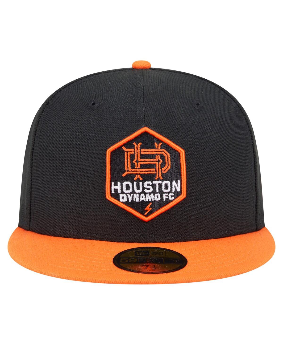 New Era Men's Black Houston Dynamo Fc 2025 Kickoff 59fifty Fitted Hat