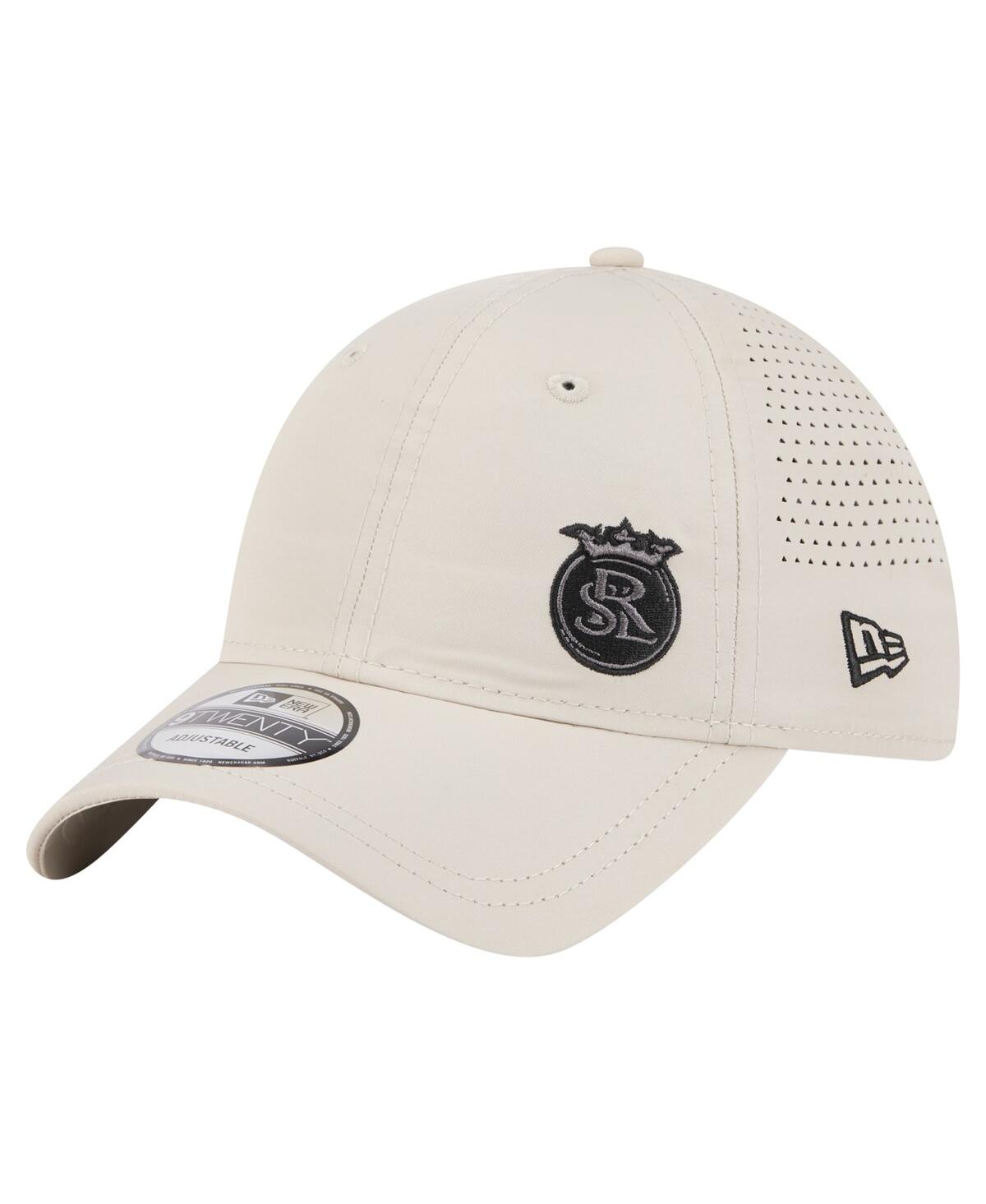 NEW ERA MEN'S TAN REAL SALT LAKE ACTIVE 9TWENTY ADJUSTABLE HAT 