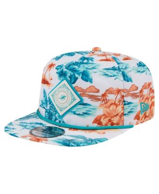 New Era - Men's White Miami Dolphins Adventure Golfer Snapback Hat