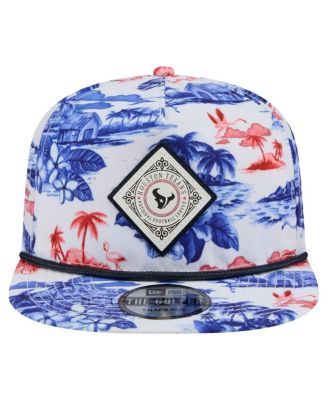Men's White Houston Texans Adventure Golfer Snapback Hat
