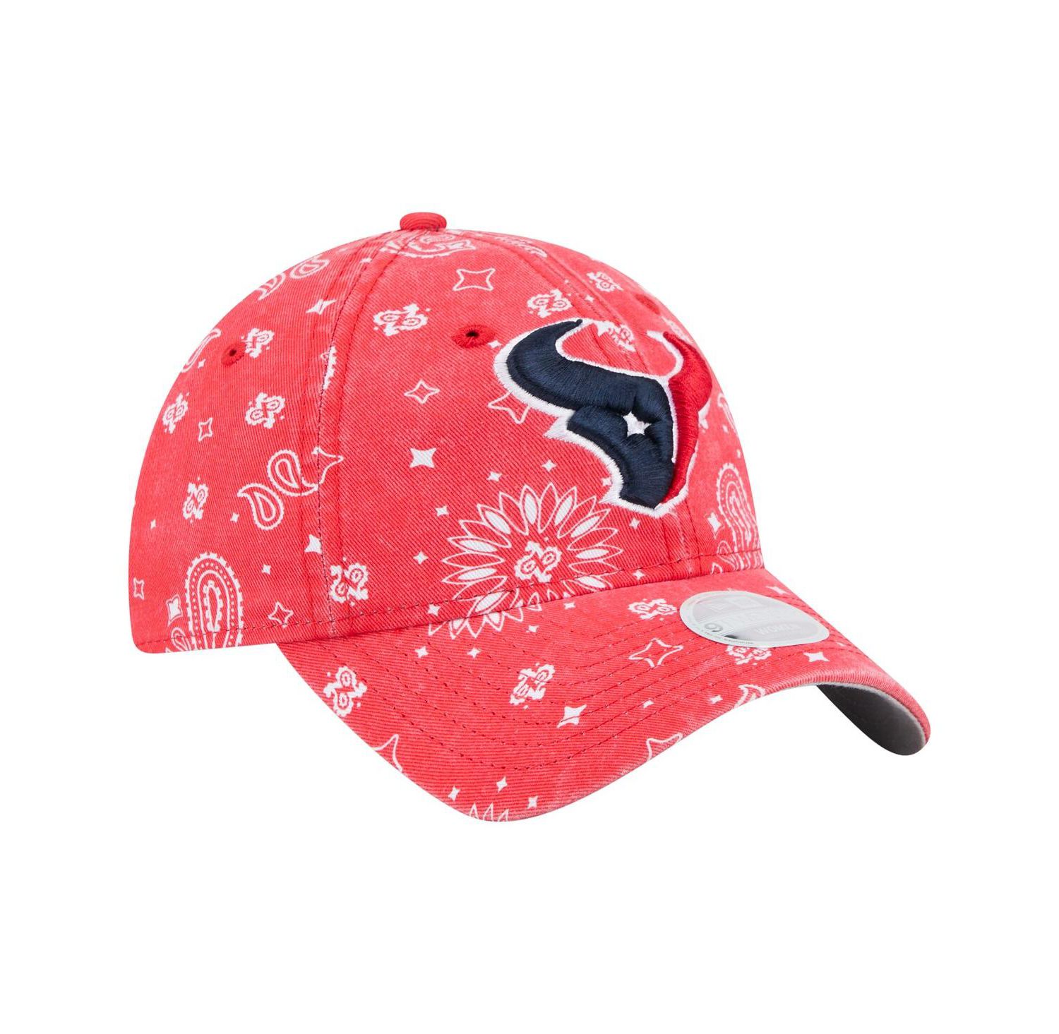 Women's Red Houston Texans Paisley 9TWENTY Adjustable Hat