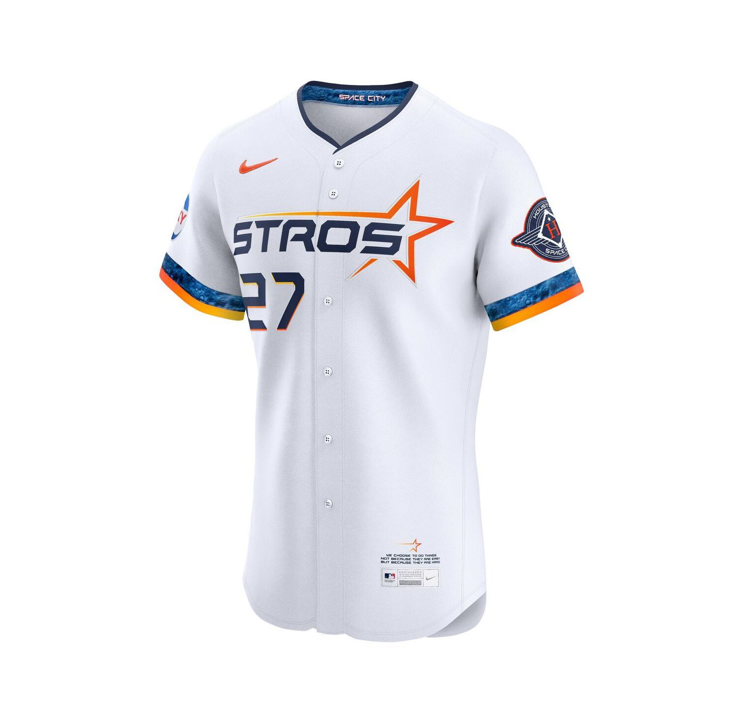 Men's Jose Altuve White Houston Astros 2025 City Connect Elite Player Jersey