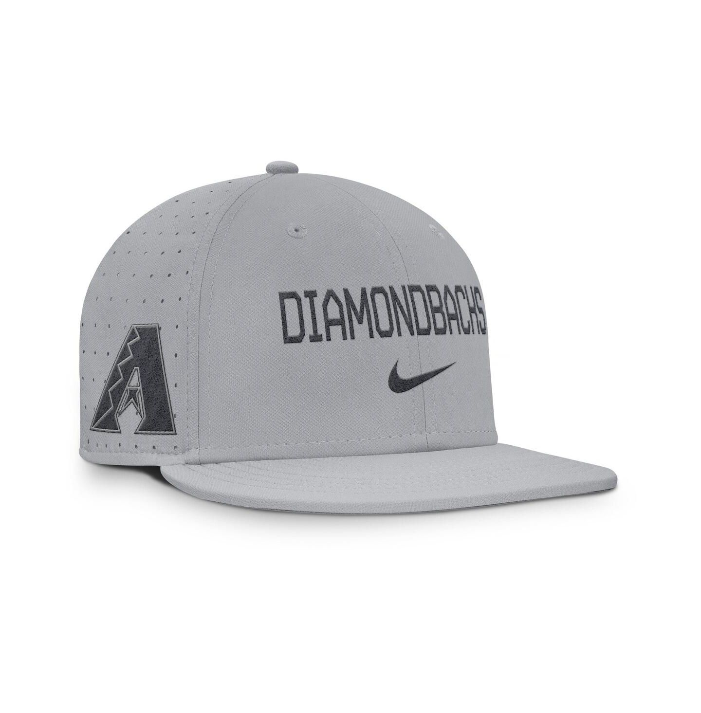 Мужская кепка Nike Gray Arizona Diamondbacks True Performance Fitted Hat — фото 1