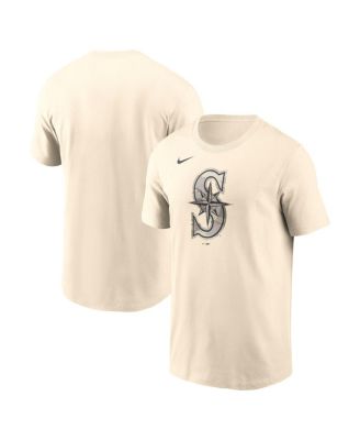 Nike - Men's Cream Seattle Mariners Camo Logo T-Shirt