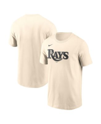 Nike - Men's Cream Tampa Bay Rays Camo Logo T-Shirt