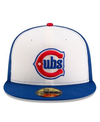 Men's White/Royal Chicago Cubs Alternate Authentic Collection On-Field 59FIFTY Fitted Hat