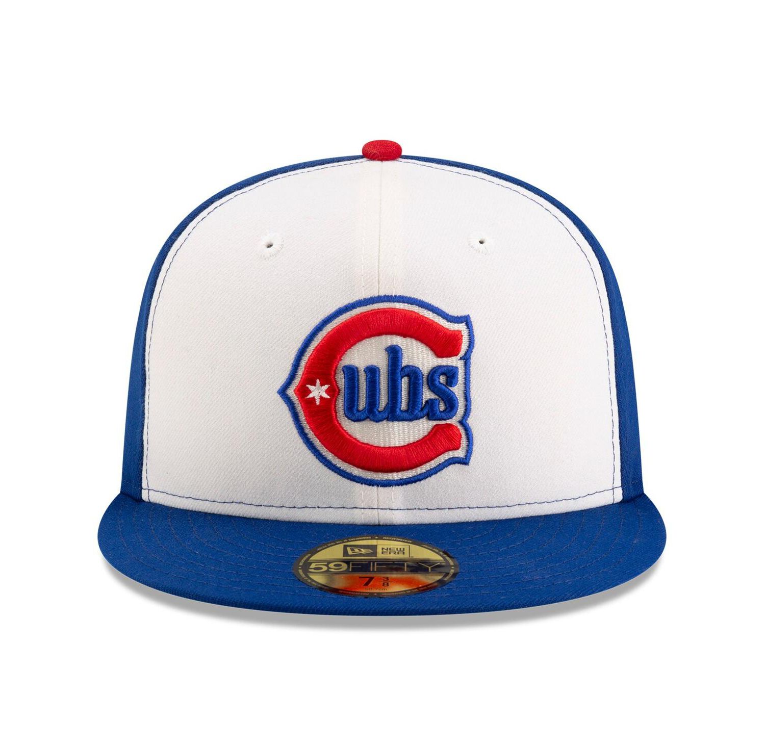 Men's White/Royal Chicago Cubs Alternate Authentic Collection On-Field 59FIFTY Fitted Hat