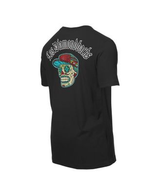 Men's Black Arizona Diamondbacks Sugar Skulls T-Shirt