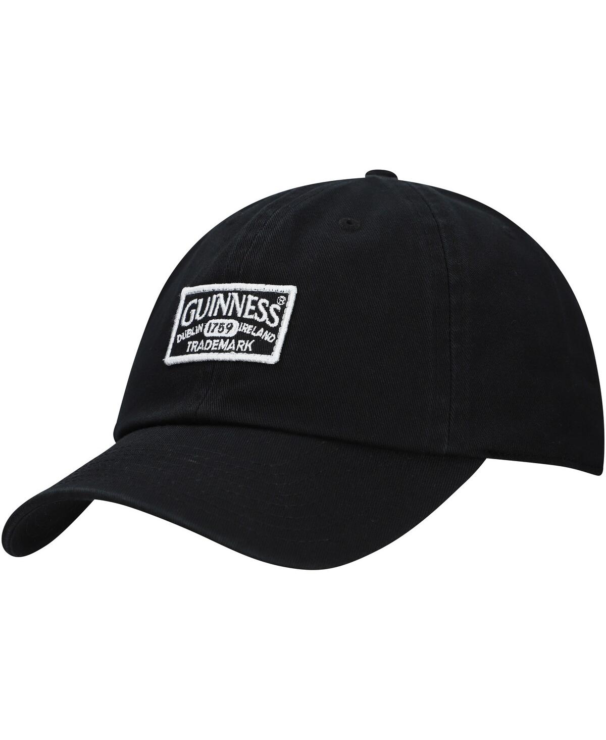 Men's Black Guinness Dad Adjustable Hat - Black