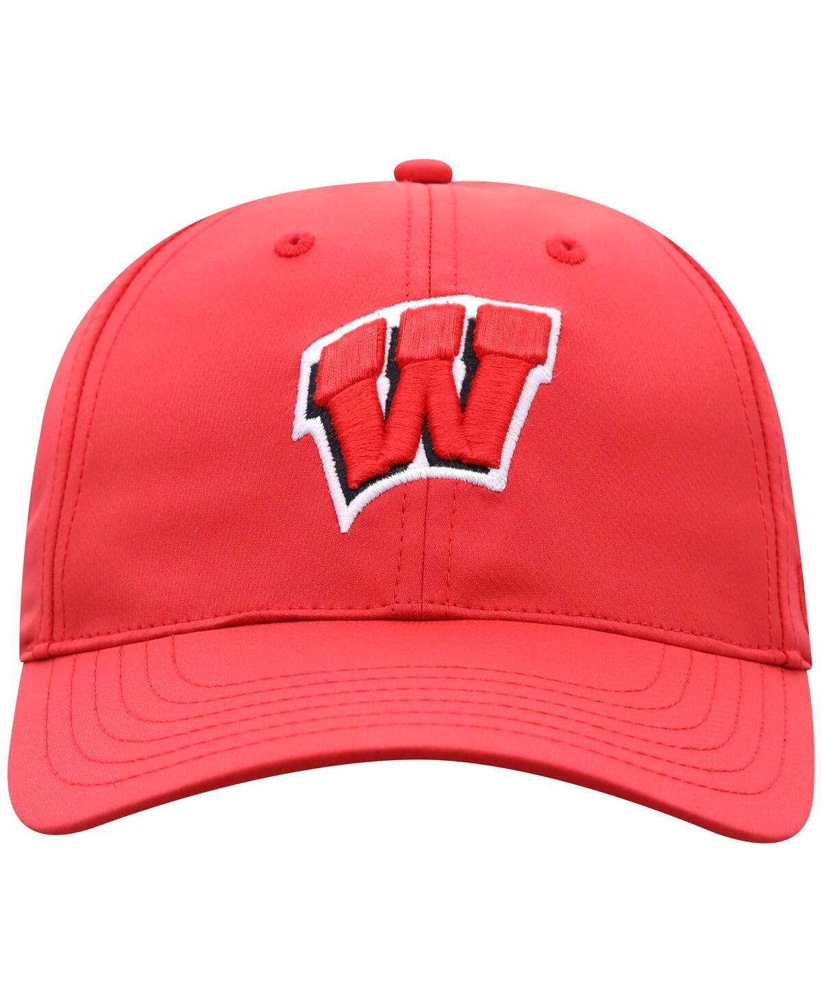 Top Of The World Men'sâ Red Wisconsin Badgers Victory Trainer Adjustable Hat