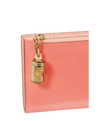 Devin Patent Leather Small Bifold Wallet