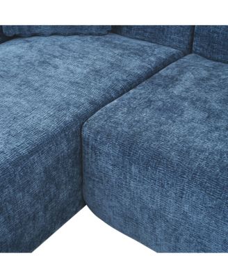 Modern Large L-Shape Modular Sectional Sofa for Living Room, Bedroom, Salon, 2 Piece Free Combination, Simplified Style