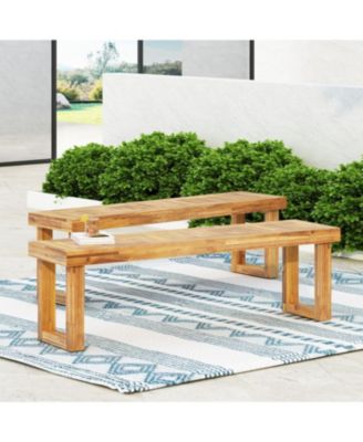 Streamdale Acacia Wood Outdoor Bench - 60 Inch