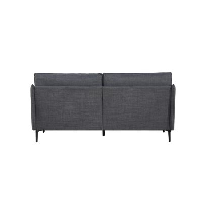 2.5 Seater Sofa For Primary Living Space, Bed Room, Office, USB Charge Port, 2 Pillows,Metel Legs