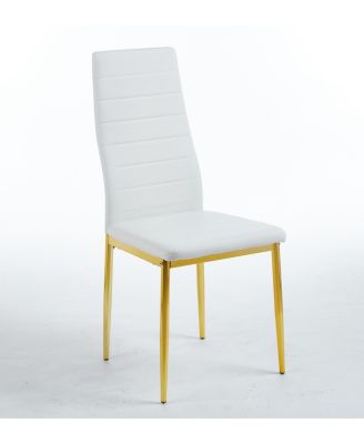 Chair Set of 4, Gold