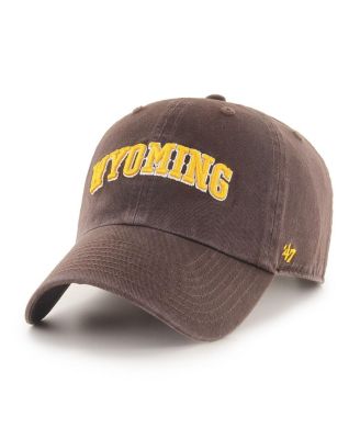 '47 Brand - Men's Brown Wyoming Cowboys Script Clean Up Adjustable Hat