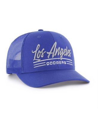 Men's Royal Los Angeles Dodgers Garner Trucker Adjustable Hat