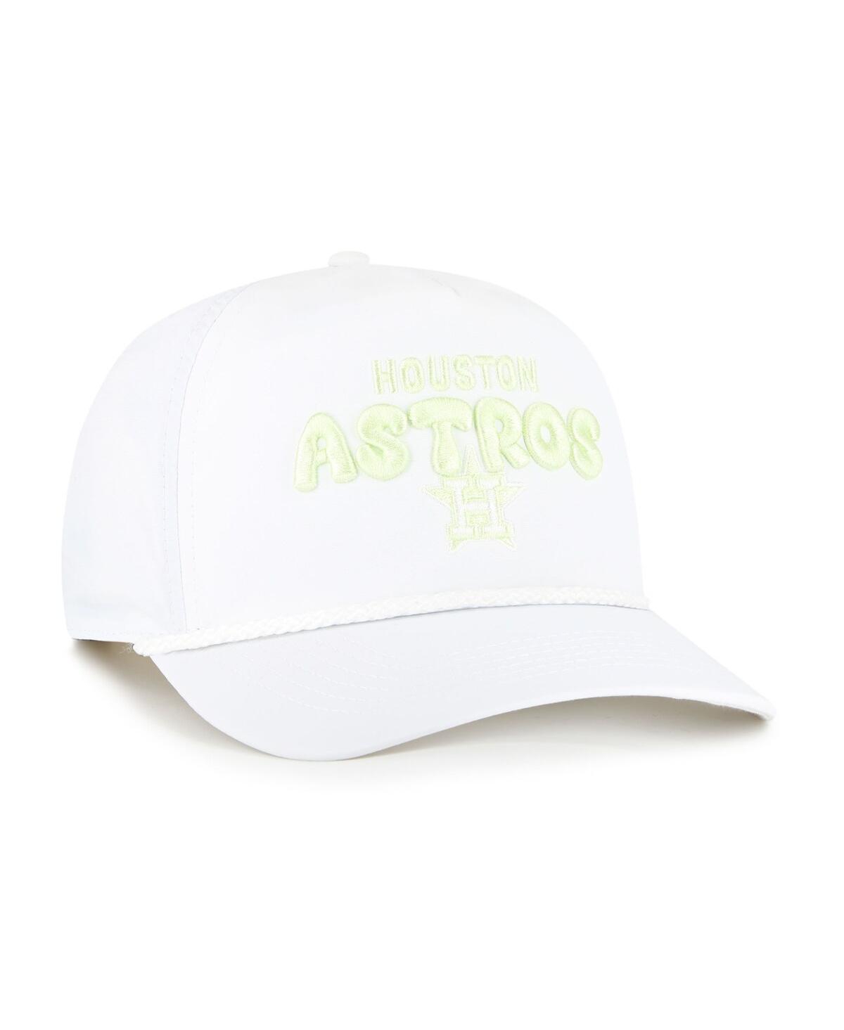 47 Brand Wo Men's White Houston Astros Bright Side Adjustable Hitch Hat