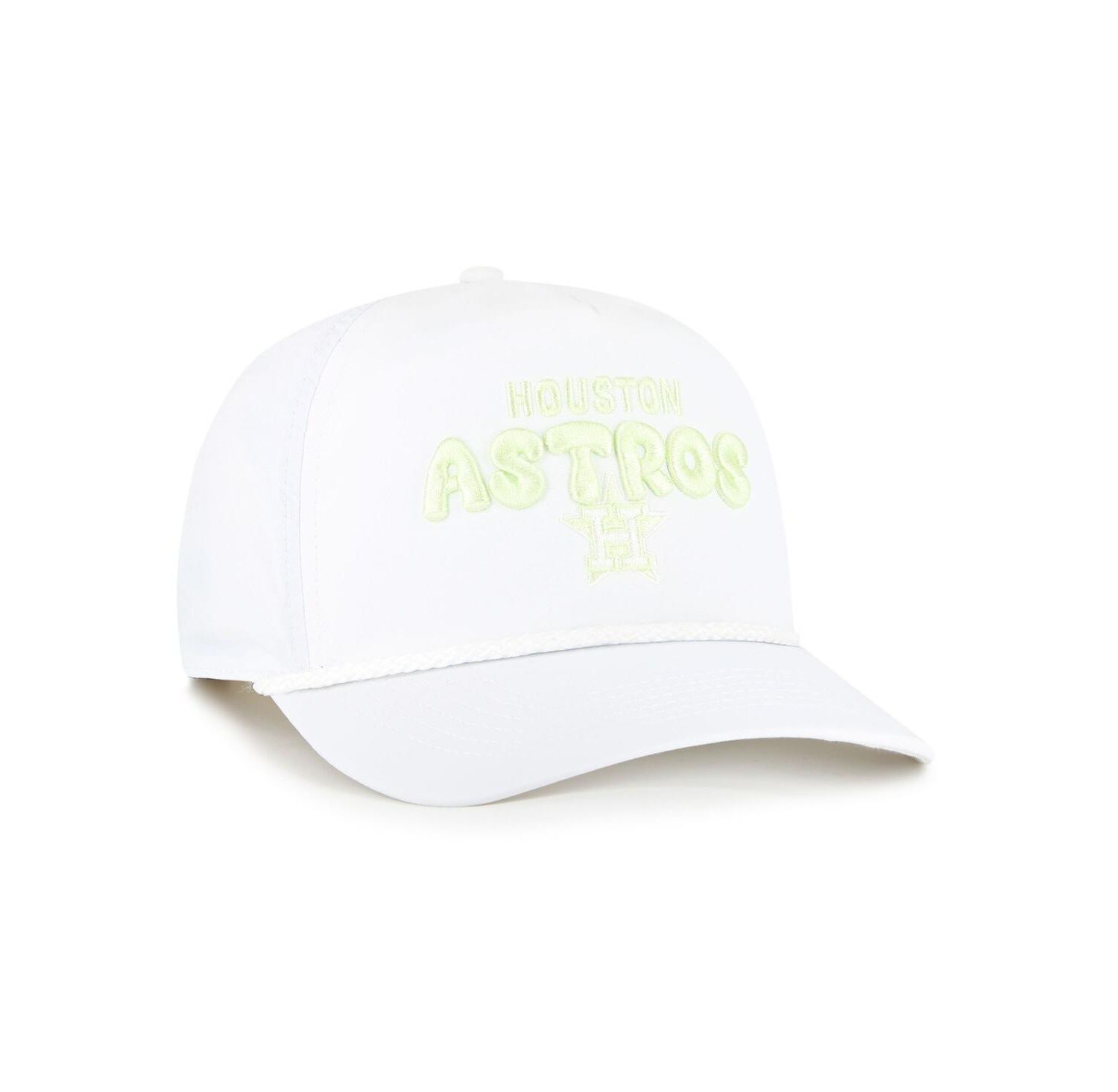 Women's White Houston Astros Bright Side Adjustable Hitch Hat