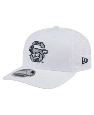New Era - Men's White Penn State Nittany Lions Perform Vault 9SEVENTY Stretch-Snap Hat