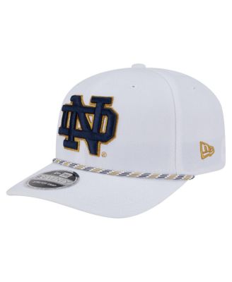New Era - Men's&nbsp;White Notre Dame Fighting Irish 9SEVENTY Stretch-Snap Hat