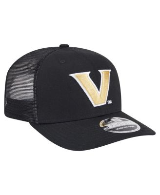 Men's Black Vanderbilt Commodores Primary 9SEVENTY Trucker Stretch-Snap Hat