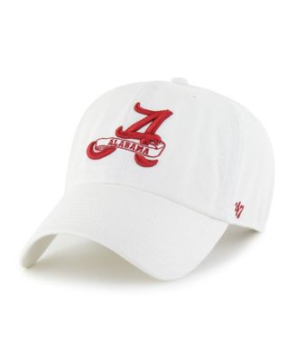 '47 Brand - Men's White Alabama Crimson Tide Vault Clean Up Adjustable Hat
