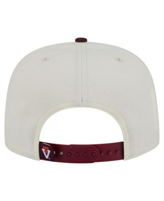 Men's White Virginia Tech Hokies Collegiate 9FIFTY A-Frame Snapback Hat