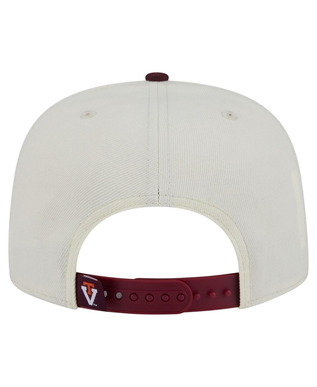 New Era Men's White Virginia Tech Hokies Collegiate 9fifty A-frame Snapback Hat