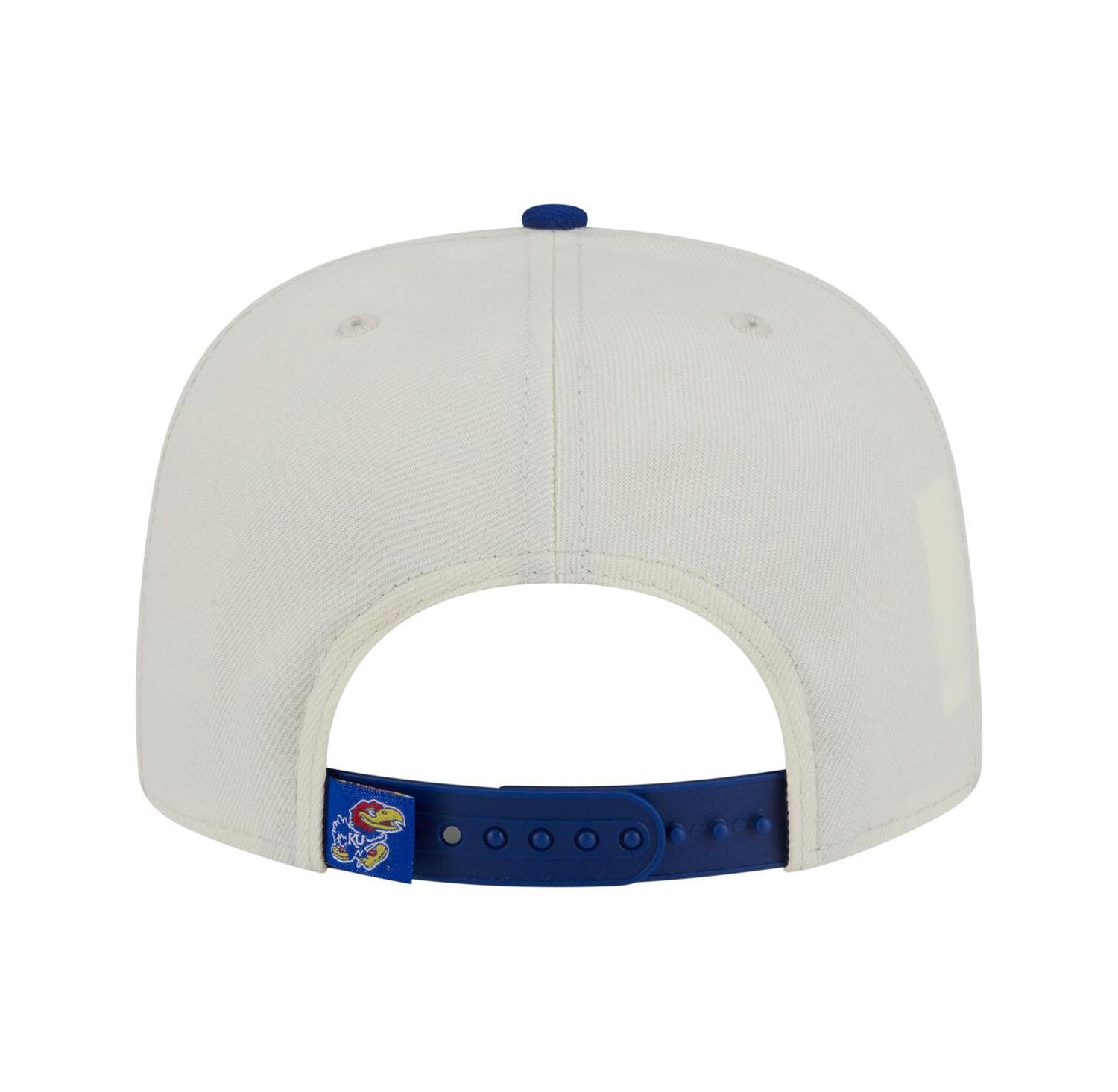 Men's White Kansas Jayhawks Collegiate 9FIFTY A-Frame Snapback Hat