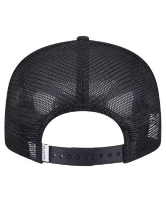 Men's Black Army Black Knights Split Panel 9FIFTY Snapback Trucker Hat