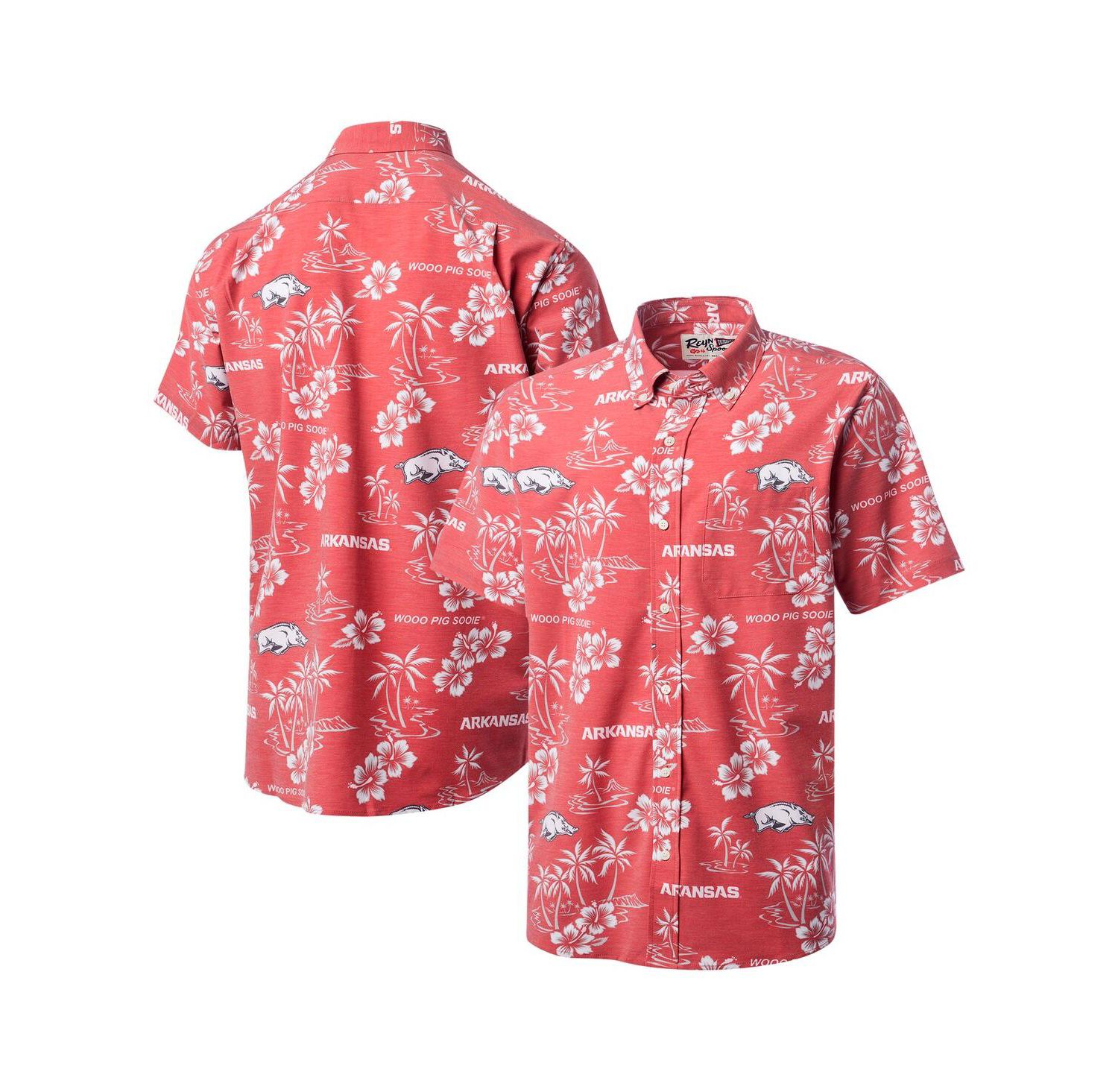 Men's Cardinal Arkansas Razorbacks Classic Button-Up Shirt