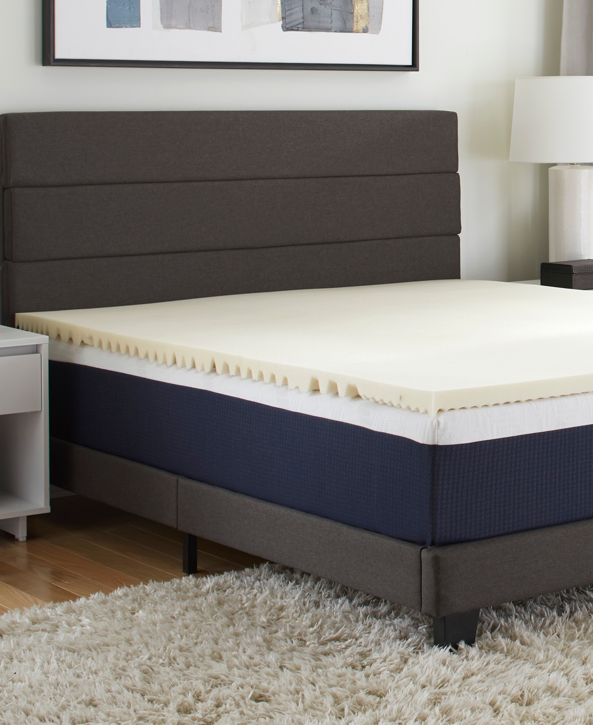 Comfort Tech 1.5" 7-zone Memory Foam Mattress Topper, Twin